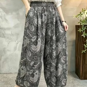 Women's Polka Dot Loose Harem Pants