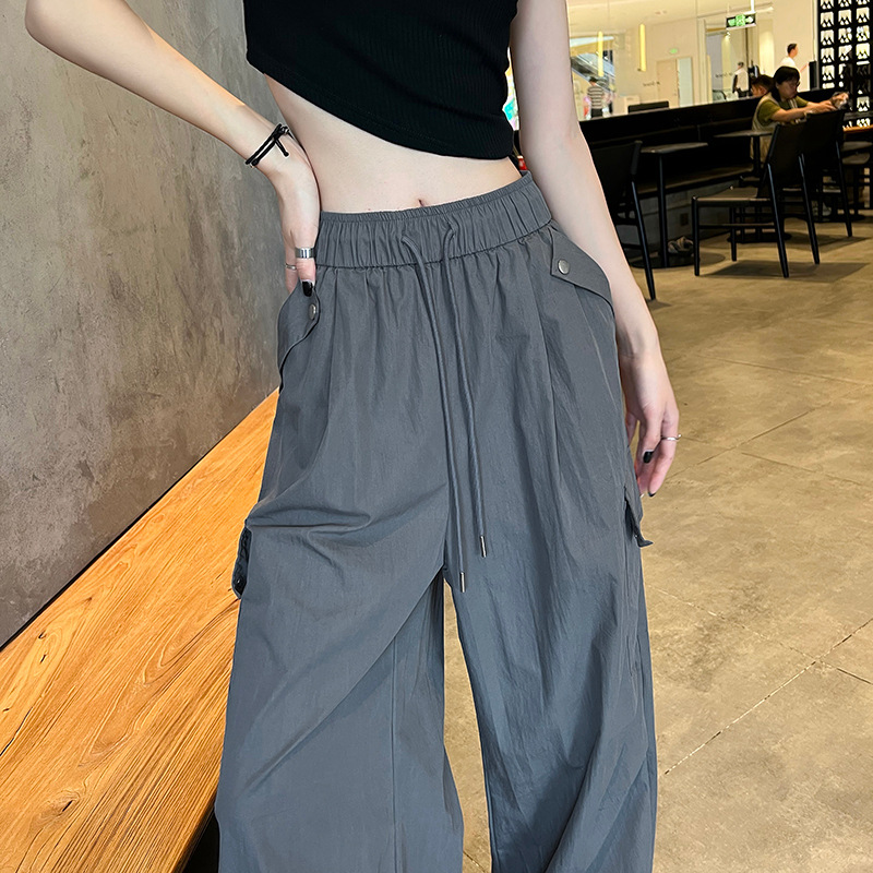Quick-Dry Cargo Pants — American Street Style Multi-Pocket Trousers