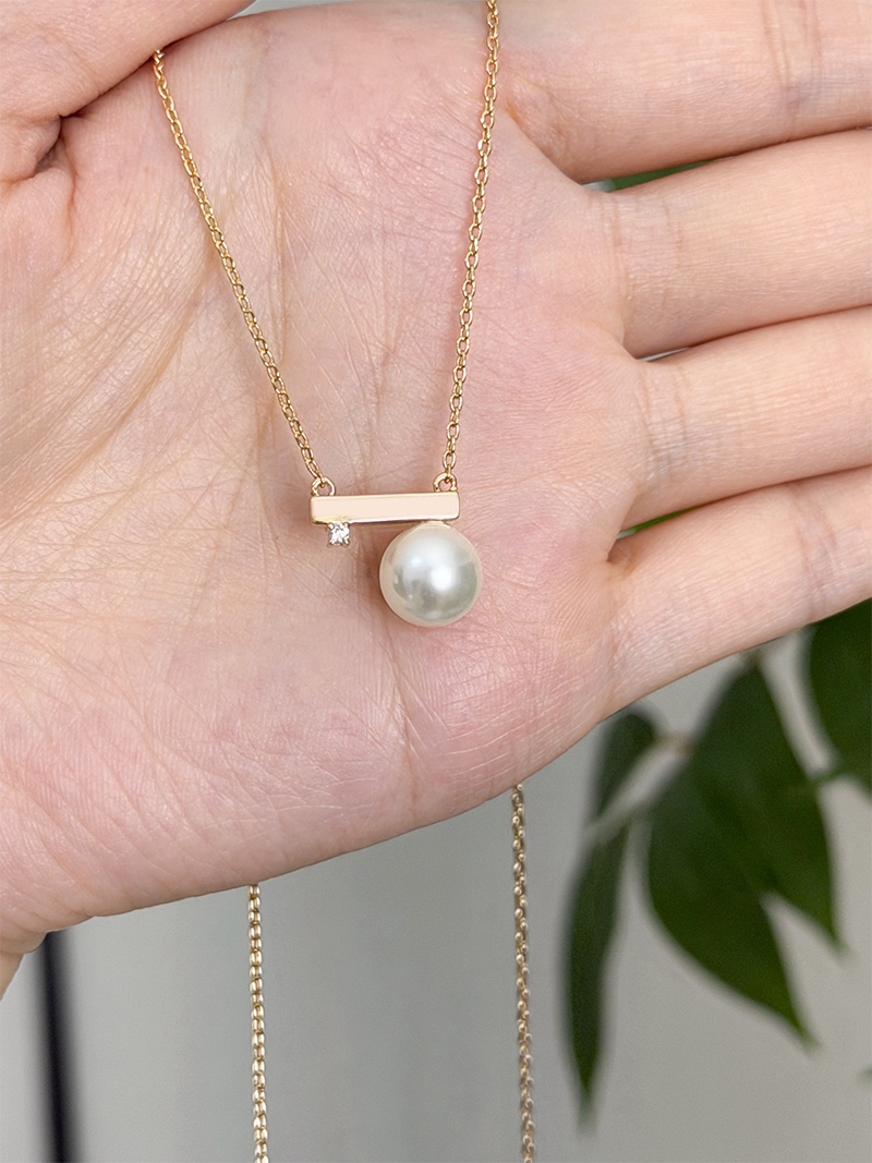 Elegant Pearl Zircon Necklace Bracelet Earrings Jewelry Set