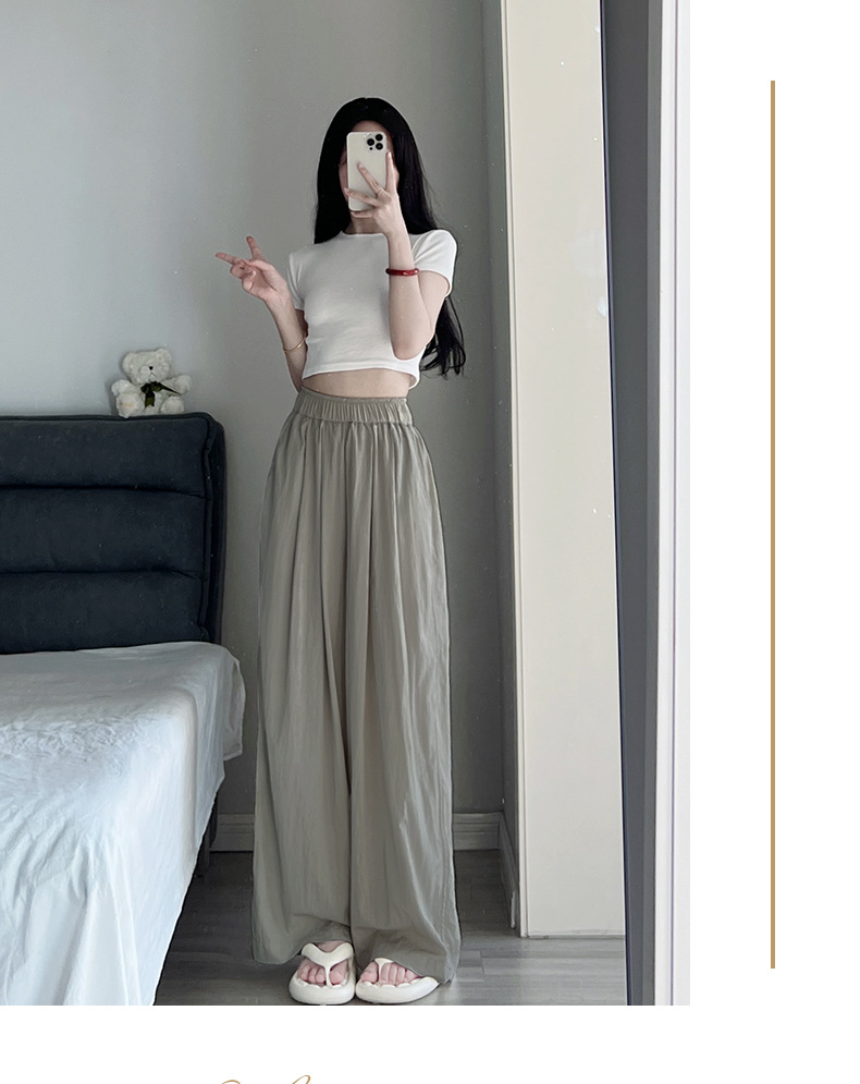 Women's High-Waist Wide-Leg Casual Trousers — Relaxed Everyday