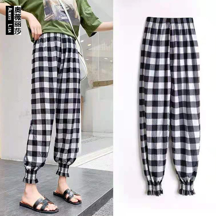 Women's Polka Dot Loose Harem Pants