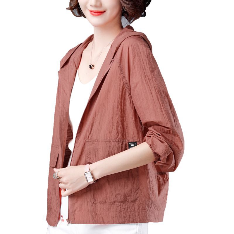 Women's Sheer Zip-Up Lapel Jacket