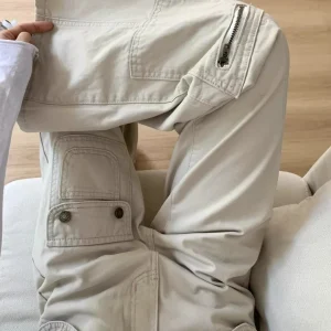 Women's Multi-Pocket Utility Cargo Jeans — High-Waist Straight Leg