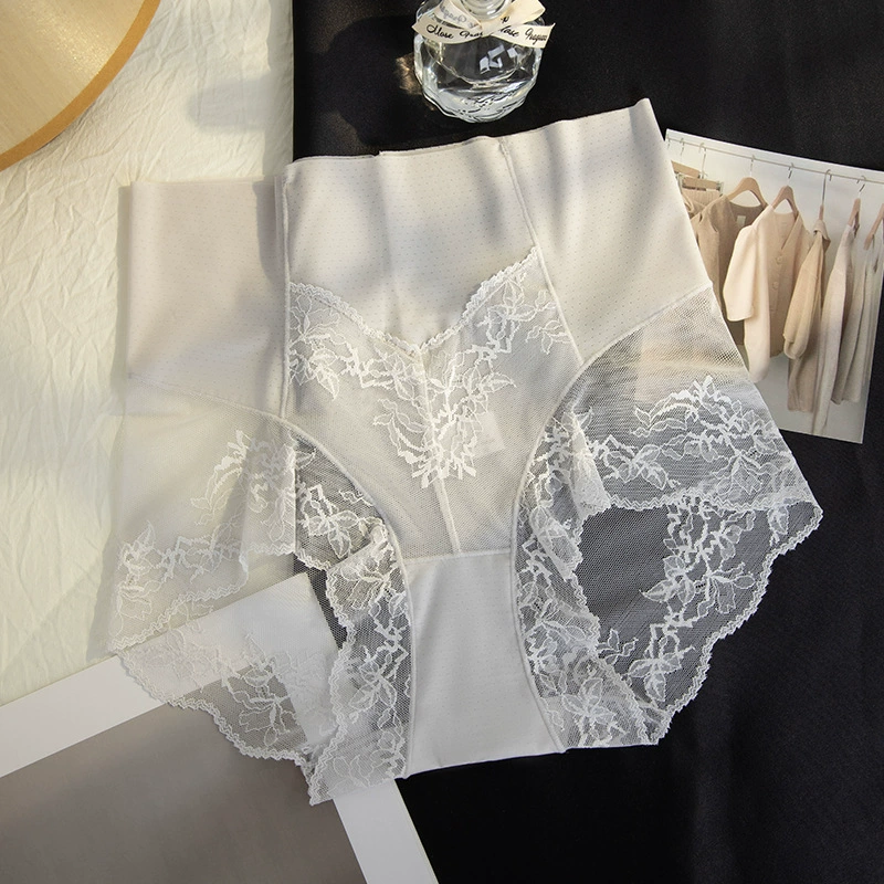 Damen-Shapewear-Slip, transparenter High-Waist-Stil, Shapewear, enge Bauchformen