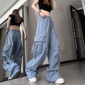 Quick-Dry Cargo Pants — American Street Style Multi-Pocket Trousers