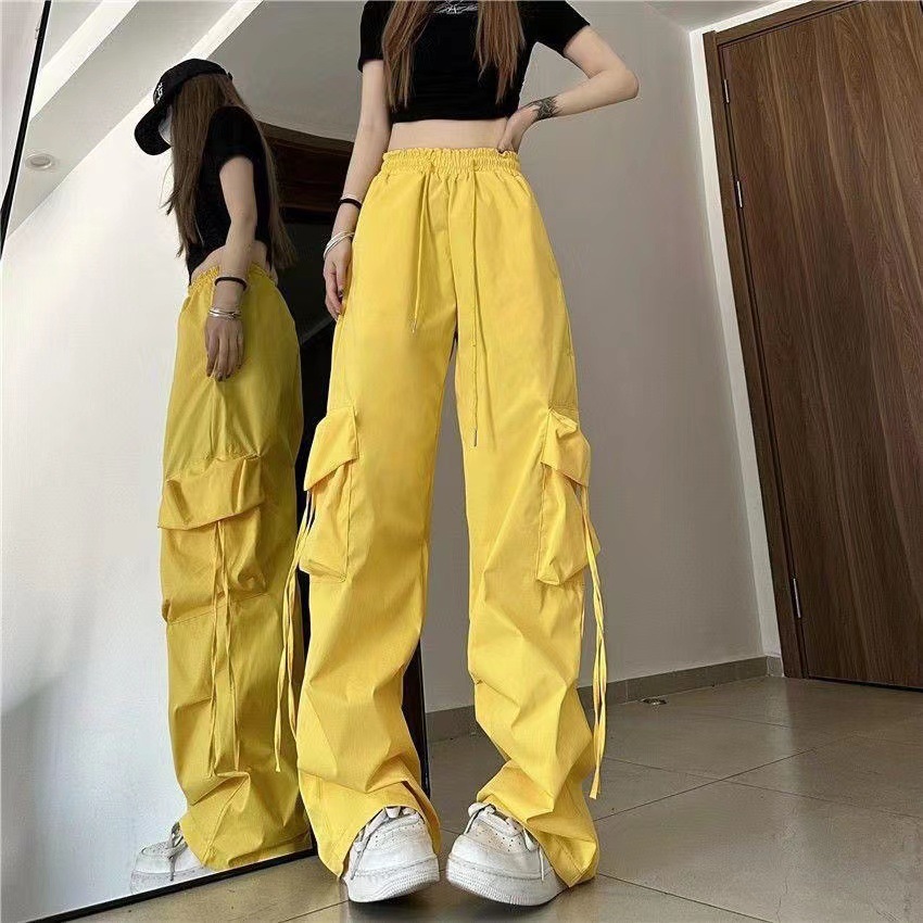 Quick-Dry Cargo Pants — American Street Style Multi-Pocket Trousers