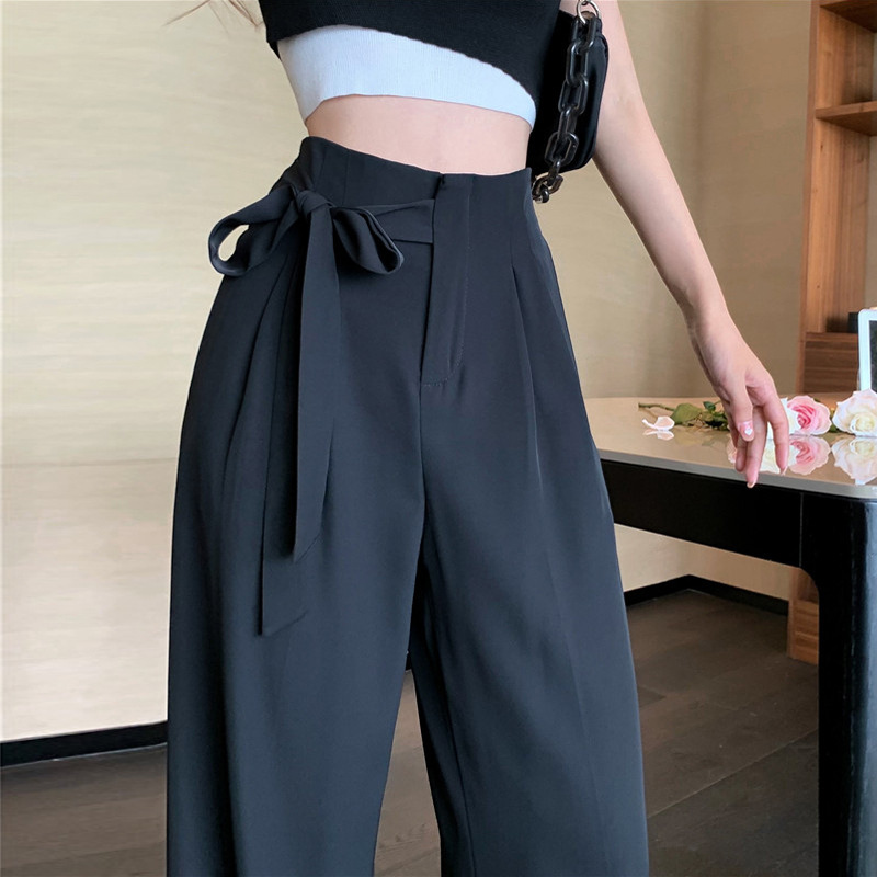 Women's High-Waist Wide-Leg Casual Trousers — Relaxed Everyday
