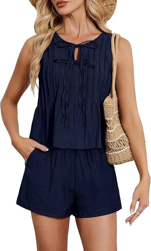 Women's Resort Linen Two-Piece Set