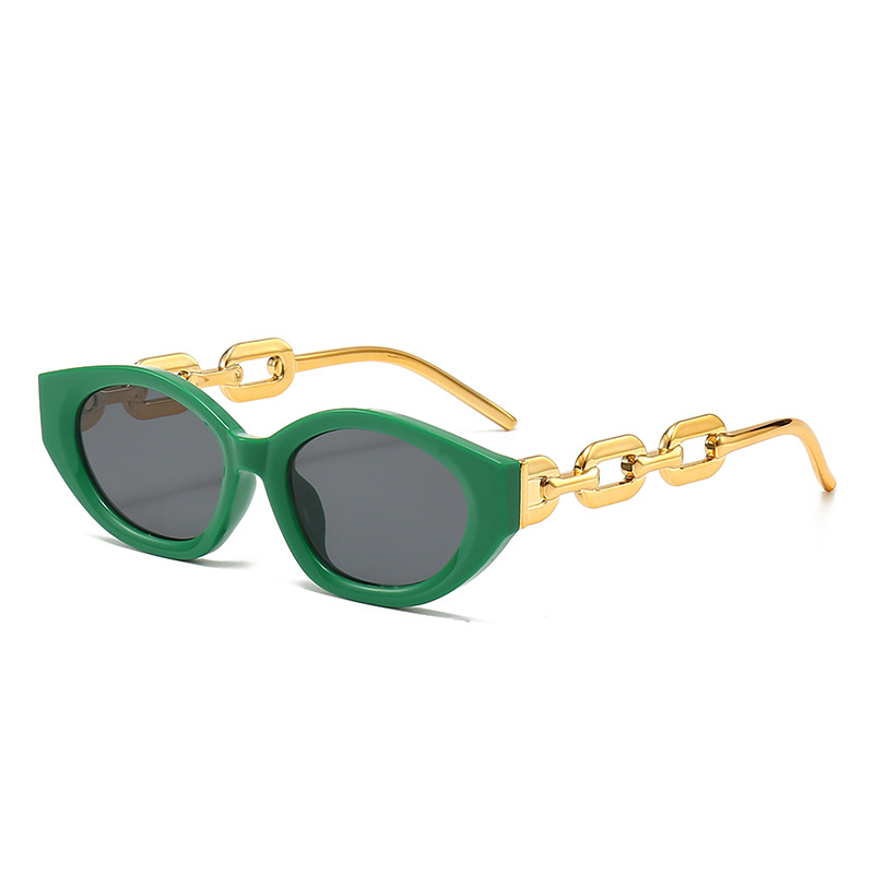 Retro Cat-Eye Sunglasses UV400 Triangle Frame