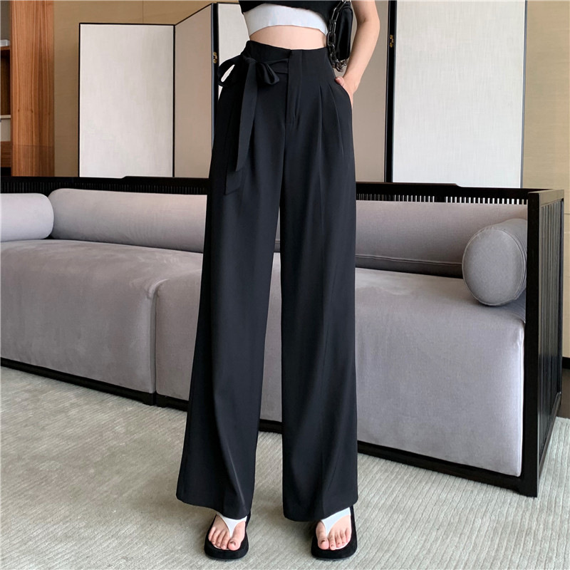 Women's High-Waist Wide-Leg Casual Trousers — Relaxed Everyday