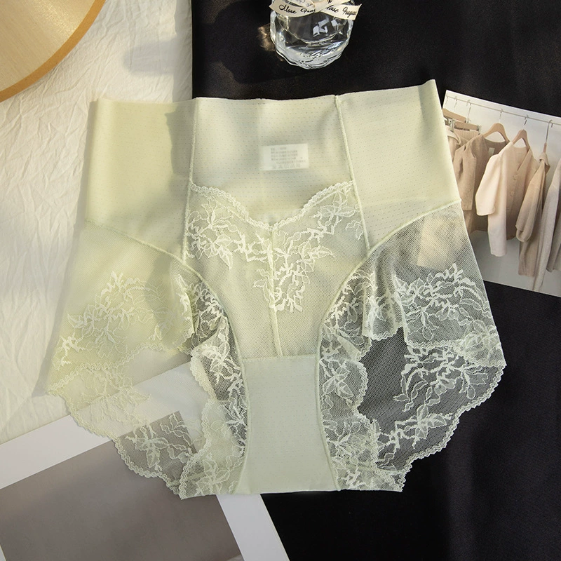 Damen-Shapewear-Slip, transparenter High-Waist-Stil, Shapewear, enge Bauchformen