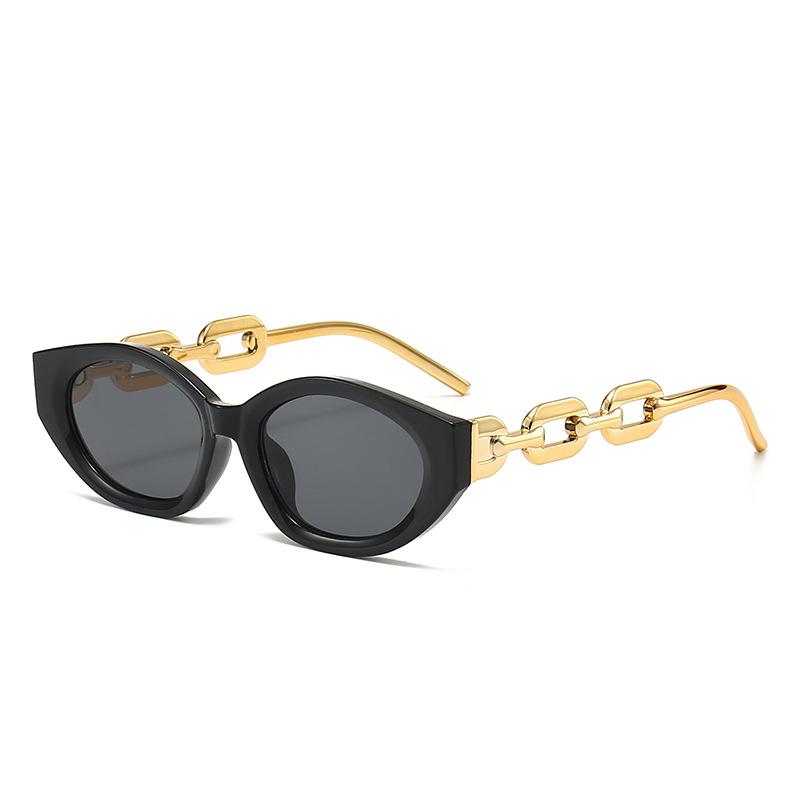 Retro Cat-Eye Sunglasses UV400 Triangle Frame