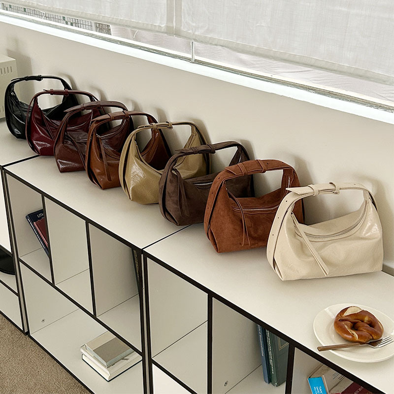 Minimalist Dumpling Crossbody Bag Lightweight Shoulder Purse