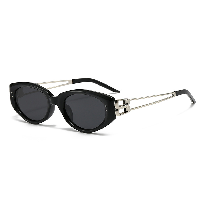 Retro Cat-Eye Sunglasses UV400 — Pearl Frame Vintage