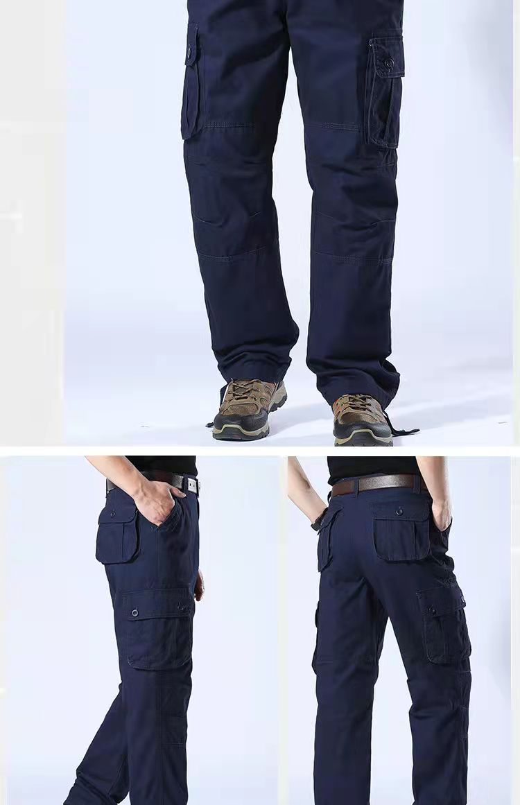 Quick-Dry Cargo Pants — American Street Style Multi-Pocket Trousers