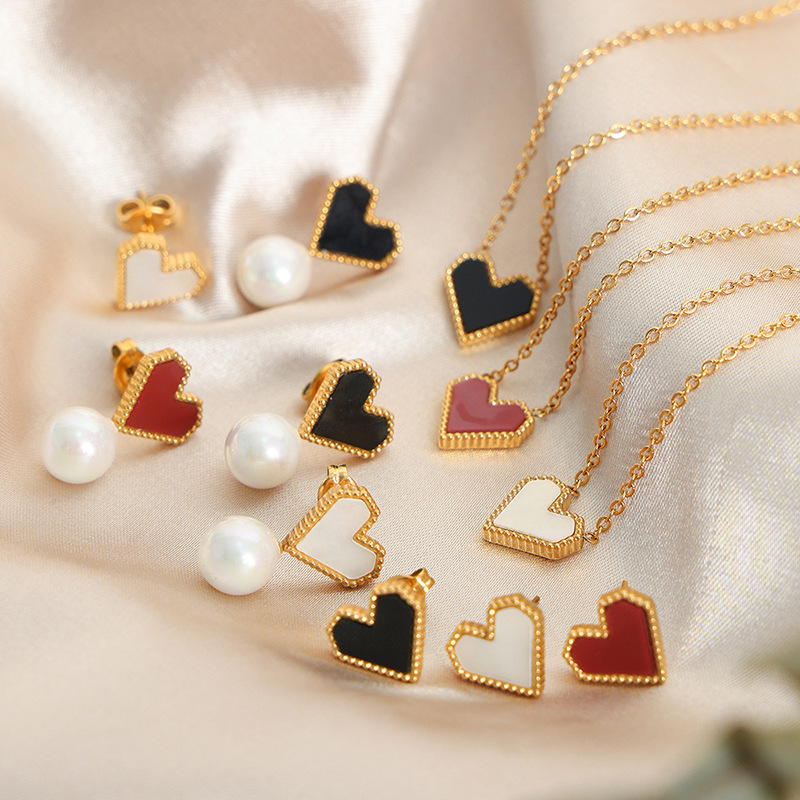 Elegant Gold-Plated Necklace Earrings Ring Jewelry Set