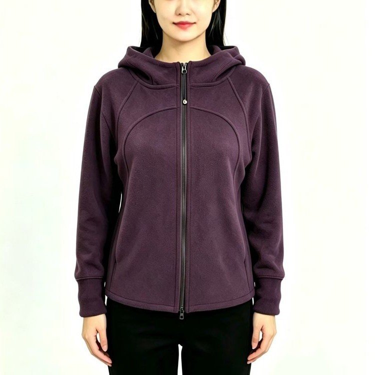 Women's Fleece Zip-Up Hoodie — Soft, Compact Fit, Hooded Design - image 3