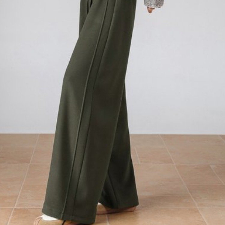 Women's Wide-Leg Sweatpants — Elastic Waist, Drawstring, Oversized Fit - image 3