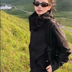 Women's Hooded Jacket — Lightweight, Water-Resistant, Adjustable Hood - image 1