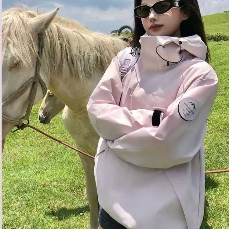 Women's Hooded Jacket — Lightweight, Water-Resistant, Adjustable Hood - image 2